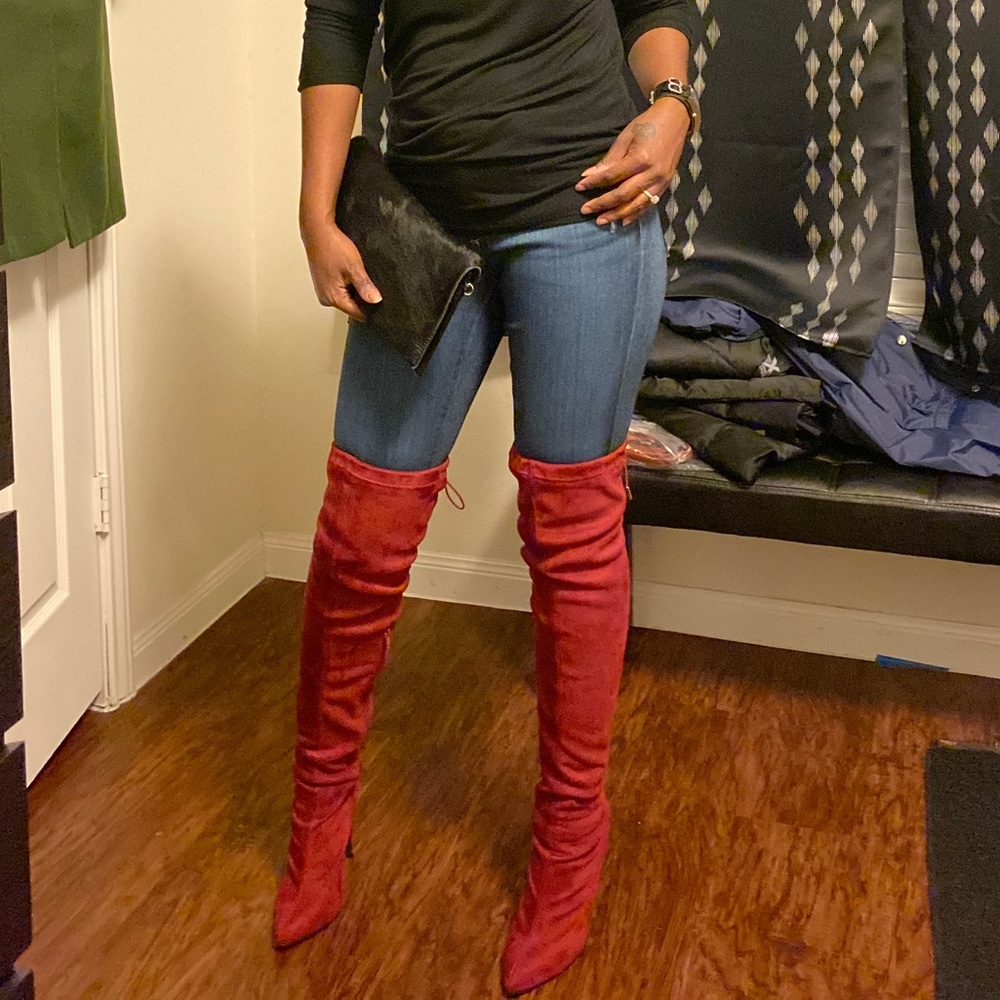 EUC- Thigh high boots